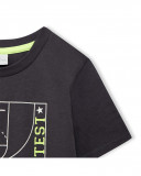 Tee-shirt en jersey imprimée garçon gris play Tee-shirt en jersey imprimée garçon gris play