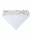 Bandana en jersey coeurs fille blanche hi! sunshine Bandana en jersey coeurs fille blanche hi! sunshine
