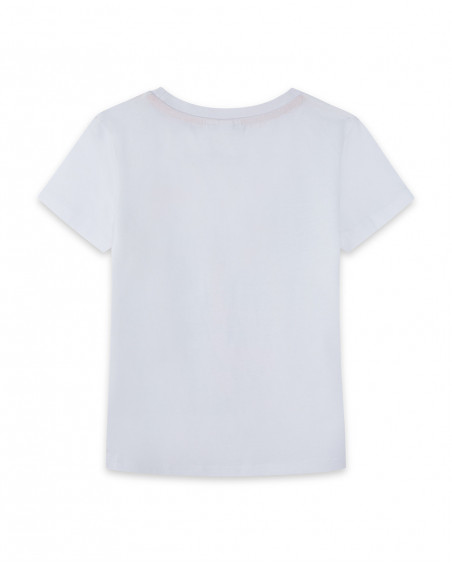 Tee-shirt en jersey skate garçon blanche free time Tee-shirt en jersey skate garçon blanche free time