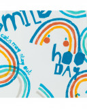 Tee-shirt en jersey manche longue fille beige smile today Tee-shirt en jersey manche longue fille beige smile today