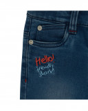 Pantalon en jeans à l'aspect usé garçon bleu red submarine Pantalon en jeans à l'aspect usé garçon bleu red submarine
