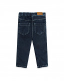 Jeggings en coton molletonné effet denim fille bleu basicos baby Jeggings en coton molletonné effet denim fille bleu basicos baby