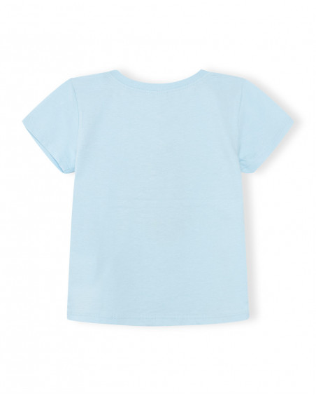 Tee-shirt en jersey lion garçon bleu basicos baby
