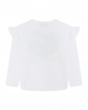 Tee-shirt en jersey manche longue fille blanche venice beach Tee-shirt en jersey manche longue fille blanche venice beach