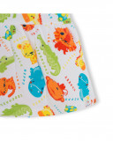 Robe en jersey imprimé fille blanche hi! sunshine Robe en jersey imprimé fille blanche hi! sunshine