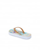 Tongs imprimées fille bleu venice beach Tongs imprimées fille bleu venice beach