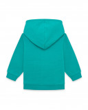 Sweat-shirt capuche en peluche avec fermeture éclair garçon Sweat-shirt capuche en peluche avec fermeture éclair garçon