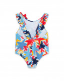 Maillot de bain étoiles fille bleu red submarine Maillot de bain étoiles fille bleu red submarine