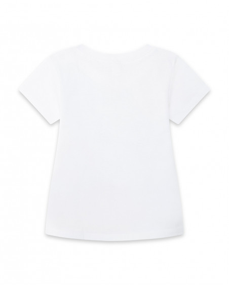 Tee-shirt en jersey imprimée garçon blanche fruitty time Tee-shirt en jersey imprimée garçon blanche fruitty time