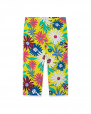 Leggings capri en jersey fleurs fille vert ready to bloom Leggings capri en jersey fleurs fille vert ready to bloom