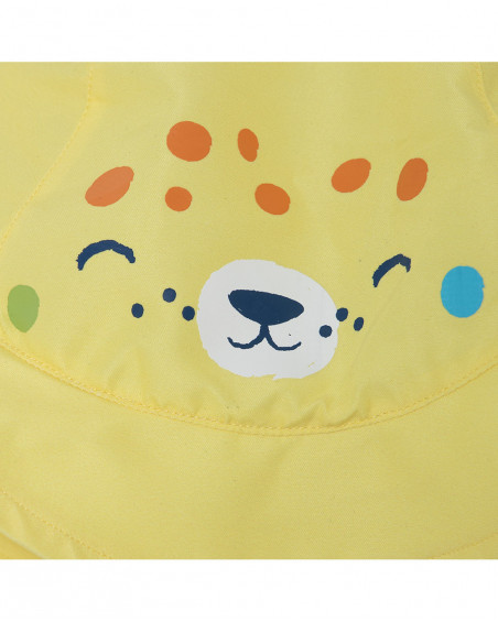 Culotte de bain et bonnet visage garçon jaune hi! sunshine Culotte de bain et bonnet visage garçon jaune hi! sunshine