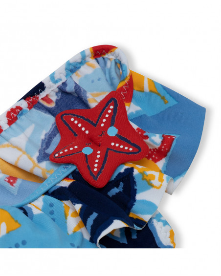 Bikini imprimé fille bleu red submarine