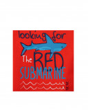 Set 2 tee-shirt et bermuda en jersey requin garçon bleu red Set 2 tee-shirt et bermuda en jersey requin garçon bleu red