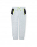 Pantalon en peluche jogging garçon gris play Pantalon en peluche jogging garçon gris play