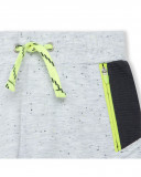 Pantalon en peluche jogging garçon gris play Pantalon en peluche jogging garçon gris play