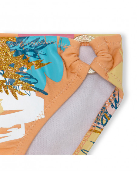 Bikini imprimé fille orange venice beach Bikini imprimé fille orange venice beach