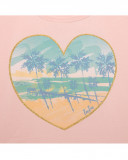 Robe en jersey imprimé fille rose venice beach Robe en jersey imprimé fille rose venice beach