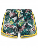 Short de bain imprimée garçon vert jungle street Short de bain imprimée garçon vert jungle street