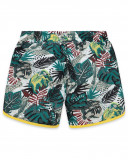 Short de bain imprimée garçon vert jungle street Short de bain imprimée garçon vert jungle street