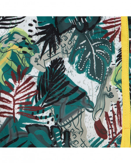 Short de bain imprimée garçon vert jungle street Short de bain imprimée garçon vert jungle street