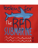 Tee-shirt en jersey message garçon rouge red submarine Tee-shirt en jersey message garçon rouge red submarine