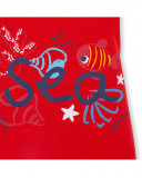 Tee-shirt en jersey bretelles fille rouge red submarine Tee-shirt en jersey bretelles fille rouge red submarine