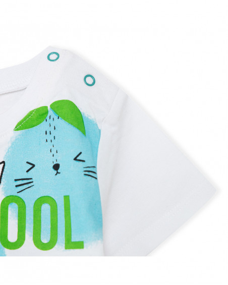 2 tee-shirt et bermuda en jersey lacets garçon bleu fruitty time 2 tee-shirt et bermuda en jersey lacets garçon bleu fruitty time