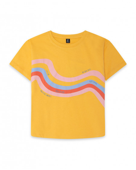T-shirt rainbow happy message T-shirt rainbow happy message