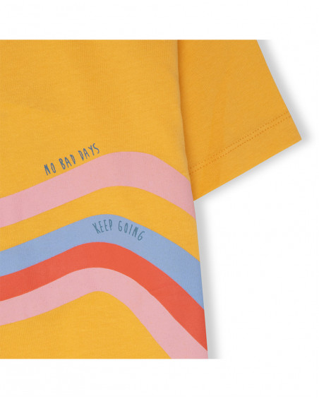 T-shirt rainbow happy message T-shirt rainbow happy message
