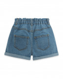 Short en jeans boutons fille bleu island Short en jeans boutons fille bleu island