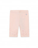 Leggings capri en jersey étoiles fille rose basicos kids Leggings capri en jersey étoiles fille rose basicos kids