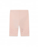 Leggings capri en jersey étoiles fille rose basicos kids Leggings capri en jersey étoiles fille rose basicos kids