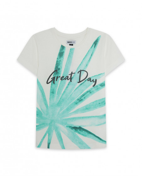 T-shirt leaf tropical puzzle T-shirt leaf tropical puzzle