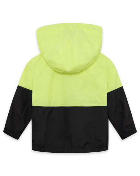 Coupe-vent avec capuche garçon vert play