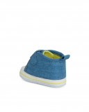 Baskets en jeans visage garçon bleu hi! sunshine Baskets en jeans visage garçon bleu hi! sunshine