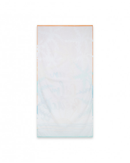 Serviette message fille orange venice beach