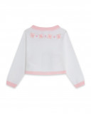 Veste en tricot boutons fille rose so cute Veste en tricot boutons fille rose so cute