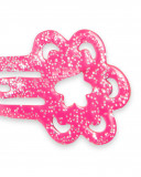 Set 2 barrettes cheveux glitter fille rose tahiti Set 2 barrettes cheveux glitter fille rose tahiti