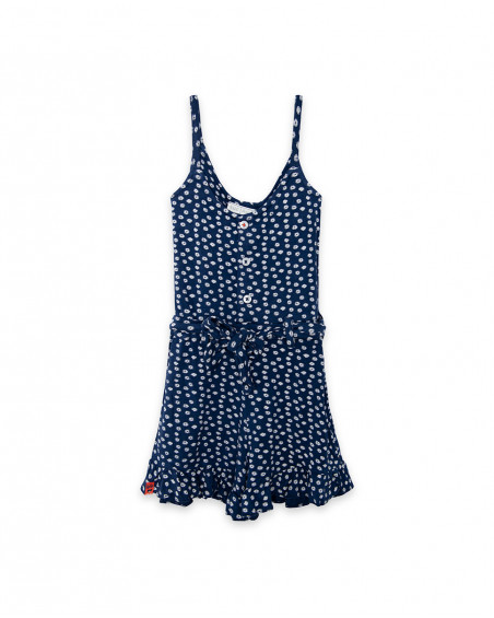 Combinaison en jersey points fille bleu sea lovers