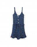 Combinaison en jersey points fille bleu sea lovers Combinaison en jersey points fille bleu sea lovers