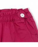 Short en sergé boutons fille fucsia basicos baby Short en sergé boutons fille fucsia basicos baby