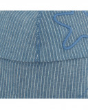 Visera en jeans à rayures garçon bleu little pirates Visera en jeans à rayures garçon bleu little pirates