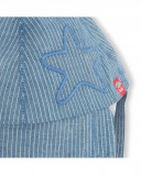 Visera en jeans à rayures garçon bleu little pirates Visera en jeans à rayures garçon bleu little pirates