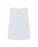 Tee-shirt en jersey message fille blanche tahiti Tee-shirt en jersey message fille blanche tahiti