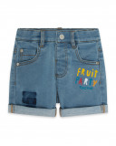 Bermuda en jeans avec poches garçon bleu fruitty time Bermuda en jeans avec poches garçon bleu fruitty time