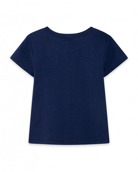 Tee-shirt en jersey message garçon bleu red submarine Tee-shirt en jersey message garçon bleu red submarine