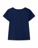 Tee-shirt en jersey message garçon bleu red submarine Tee-shirt en jersey message garçon bleu red submarine