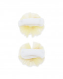 Set 2 élastique cheveux coeurs fille jaune funcactus Set 2 élastique cheveux coeurs fille jaune funcactus