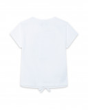 Tee-shirt en jersey nouer fille blanche venice beach Tee-shirt en jersey nouer fille blanche venice beach