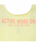 T-shirt gym vitamin summer T-shirt gym vitamin summer